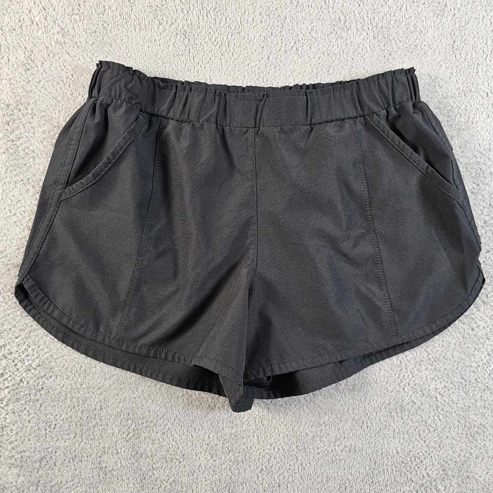 RBX Live Life Active Black Athletic Running Shorts Womens Medium CR5068